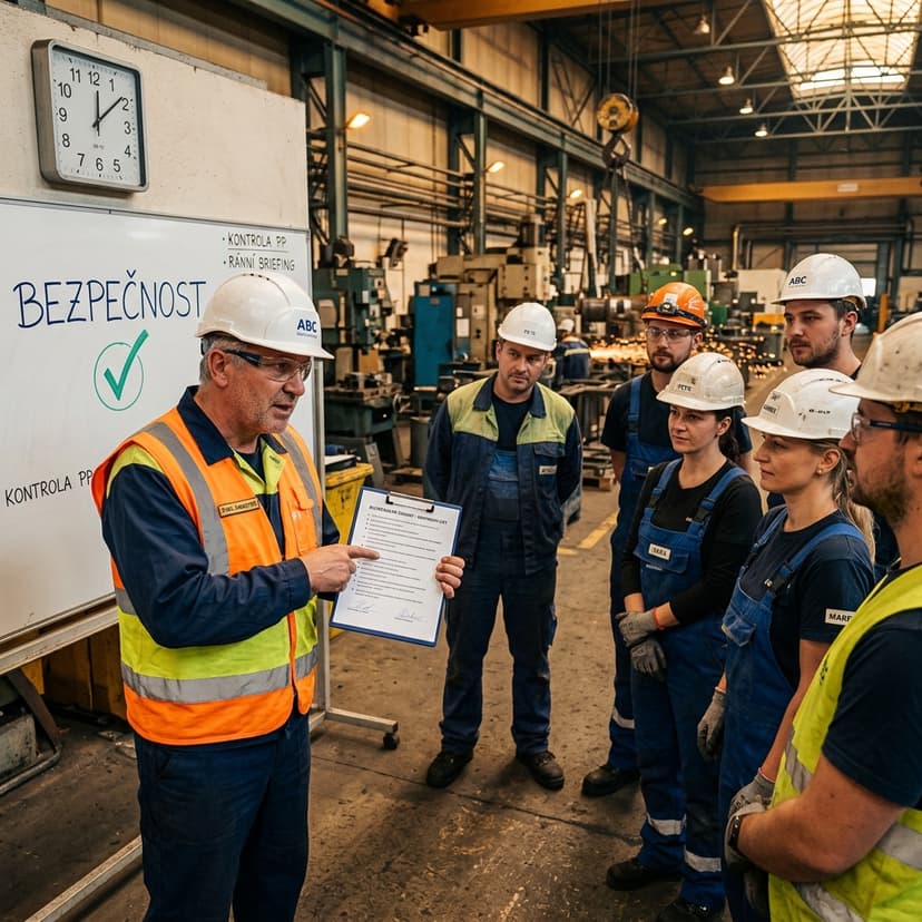 DESETIMINUTOVKA: Bezpečnost a ochrana zdraví při práci (BOZP)