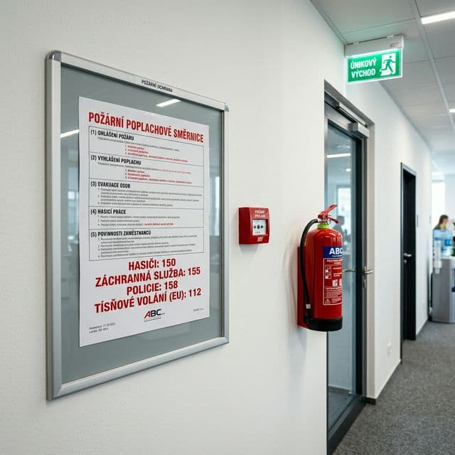 Požární poplachové směrnice – vzor ke stažení