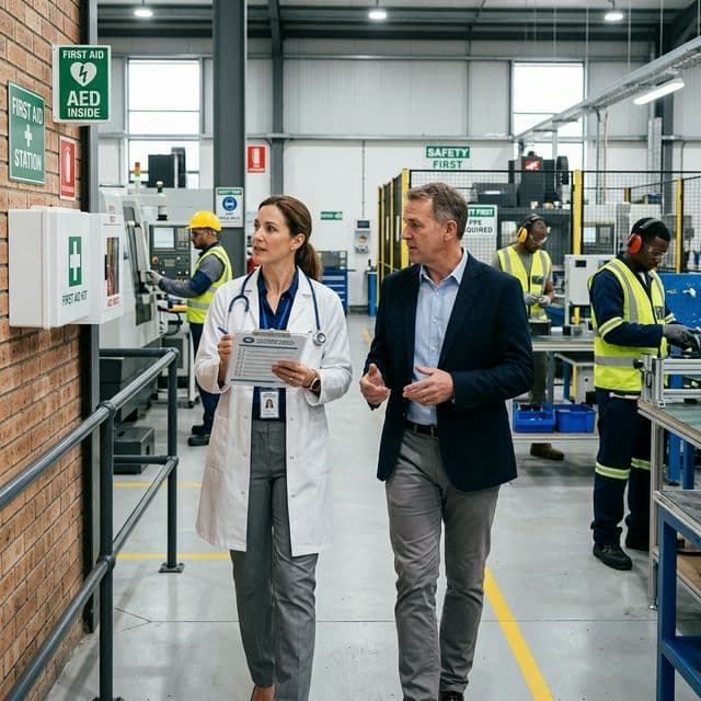 Vzor záznamu o dohledu lékaře na pracovišti