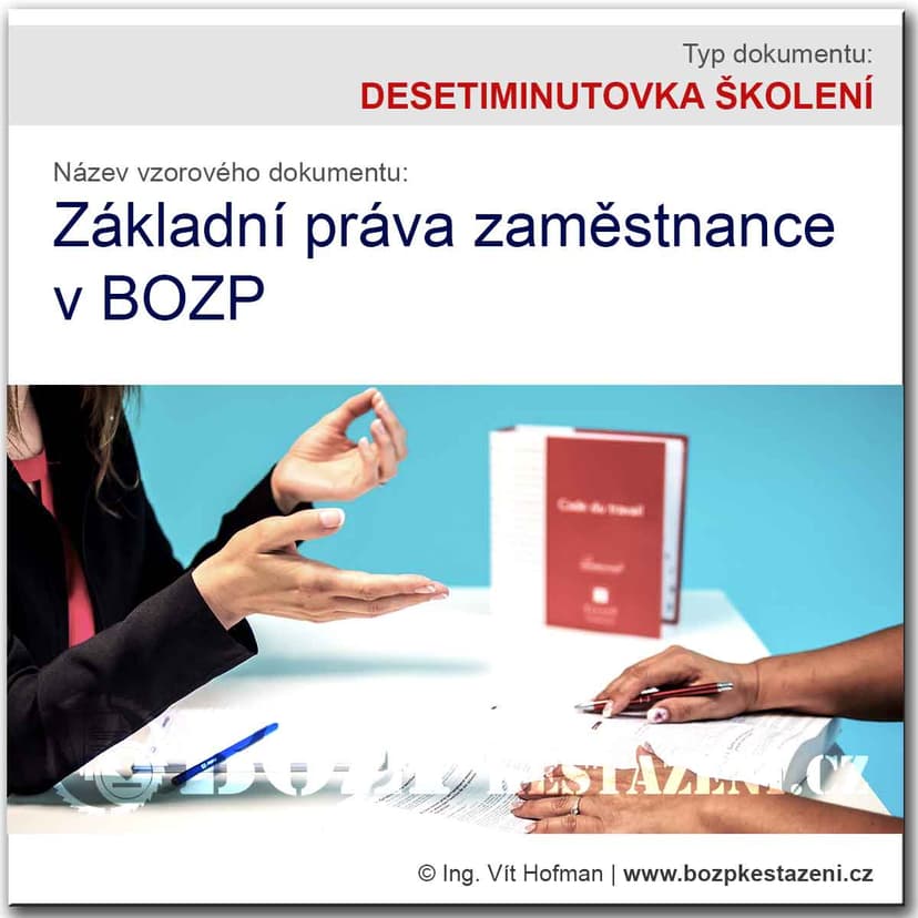DESETIMINUTOVKA: Práva a povinnosti zaměstnance