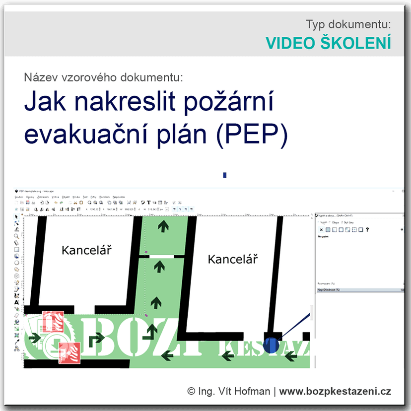 Vzor požární knihy pro snadné vedení